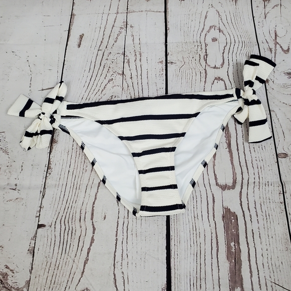 NWT Melissa Odabash side tie striped bikini bottom - Picture 1 of 8